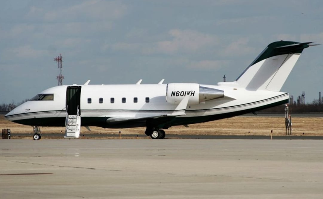 The plane was a Challenger business jet made by Canada’s Bombardier Inc - Photo: File Photo/EL UNIVERSAL