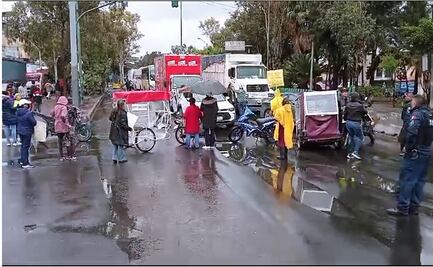 Vecinos de la GAM exigen cambio de ductos tras incendio en Nezahualcóyotl; bloquean avenida 602 y avenida Ferrocarril