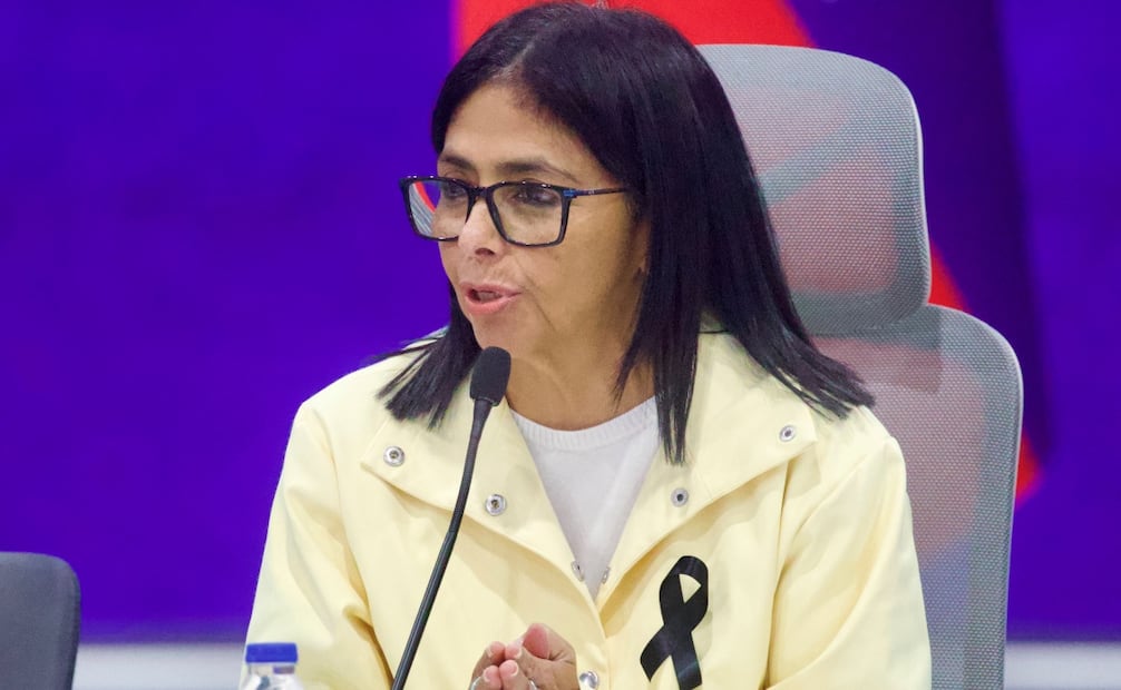 La presidenta interina de Venezuela, Delcy Rodriguez, es una de las presencias mas esperadas. Foto: EFE
