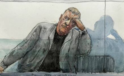 Dominique Pelicot es interrogado por casos de violación en los años 90; su ADN fue identificado en uno de ellos