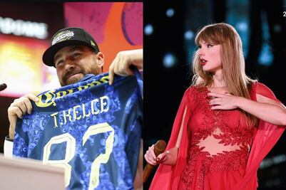 Travis Kelce le dará una playera del América a Taylor Swift; la mexicana Diana Flores le llevó esos regalos
