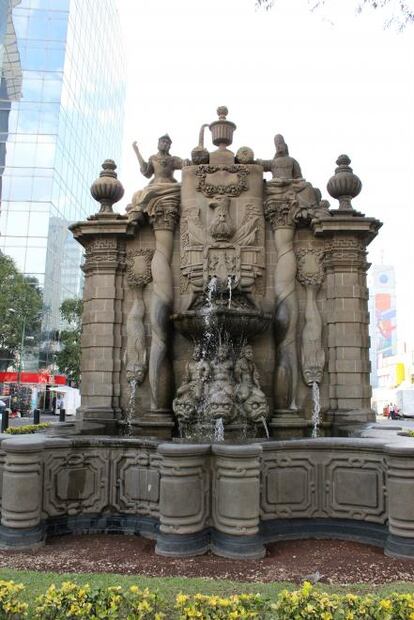 Lo que queda del antiguo Acueducto de Chapultepec