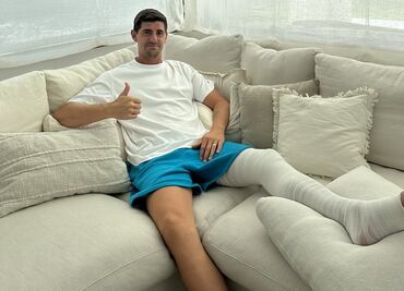 Real Madrid informa que Thibaut Courtois se rompió el ligamento cruzado anterior; podría perderse la temporada