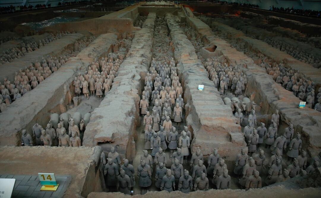 Foto de archivo de los Guerreros de Terracota. Foto: AFP 