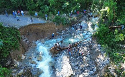 En Hidalgo analizan realizar vuelos de emergencia para lanzar despensas y medicinas en zonas afectadas por la lluvia