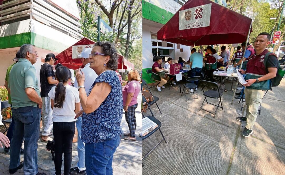 En el Puesto de Mando participa personal de las secretarías de Protección Civil, Salud y Inclusión y Bienestar Social, Sacmex y la UNAM. Foto: Especial
