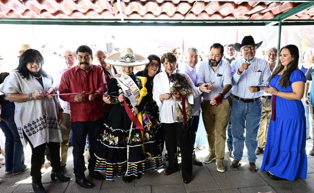 Delfina Gómez Álvarez inauguró la Feria Internacional del Caballo 2025. Foto: Especial