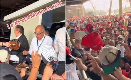 VIDEO: Pepe Segarra se roba los reflectores en el juego entre Yankees y Diablos Rojos del México