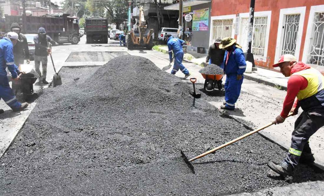 A más de un mes del arranque del Plan Cero Baches en Benito Juárez, se han realizado tres mil 193 acciones de bacheo. Foto: Especial.