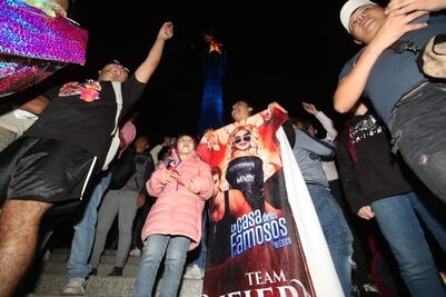 Captan momento exacto del festejo por Wendy en Zona Rosa; fiesta terminó en el Ángel