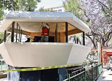 Rehabilitan módulos de vigilancia en Tlatelolco