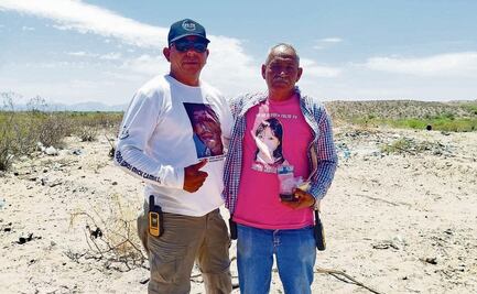 Rastrean un arroyo en busca de Esmeralda