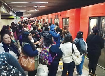 Metro reporta marcha lenta por falla mecánica en Línea 3