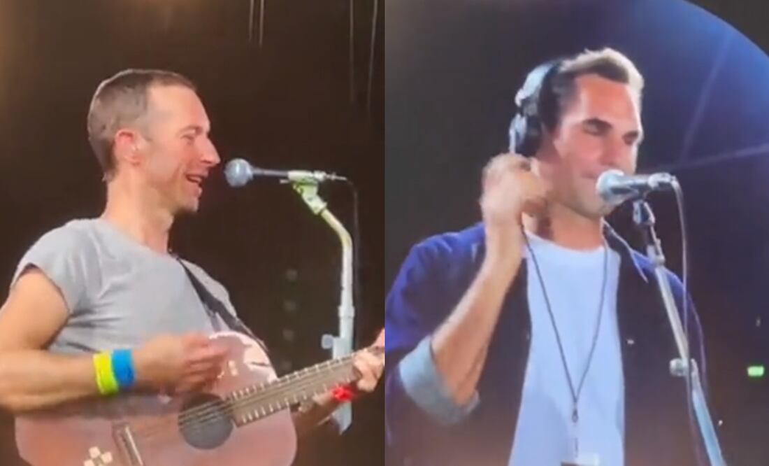 VIDEO: Roger Federer sorprende y se sube a cantar con Coldplay