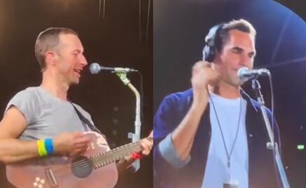 VIDEO: Roger Federer sorprende y se sube a cantar con Coldplay
