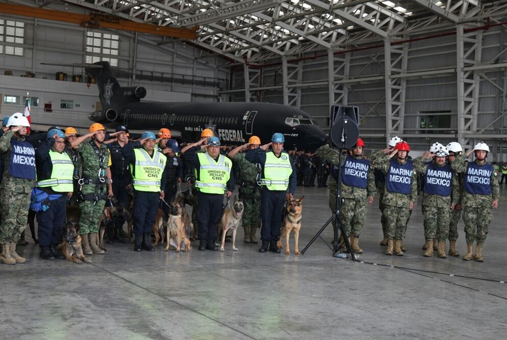 Rescatistas de México terminaron operaciones en Guatemala y hoy regresaron. Foto: Adrián Hernández/EL UNIVERSAL