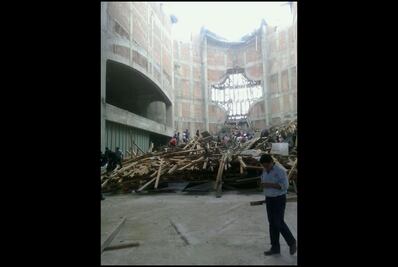 Cae estructura en iglesia en Oaxaca; hay 15 lesionados