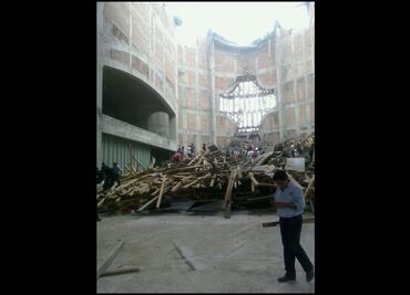 Cae estructura en iglesia en Oaxaca; hay 15 lesionados