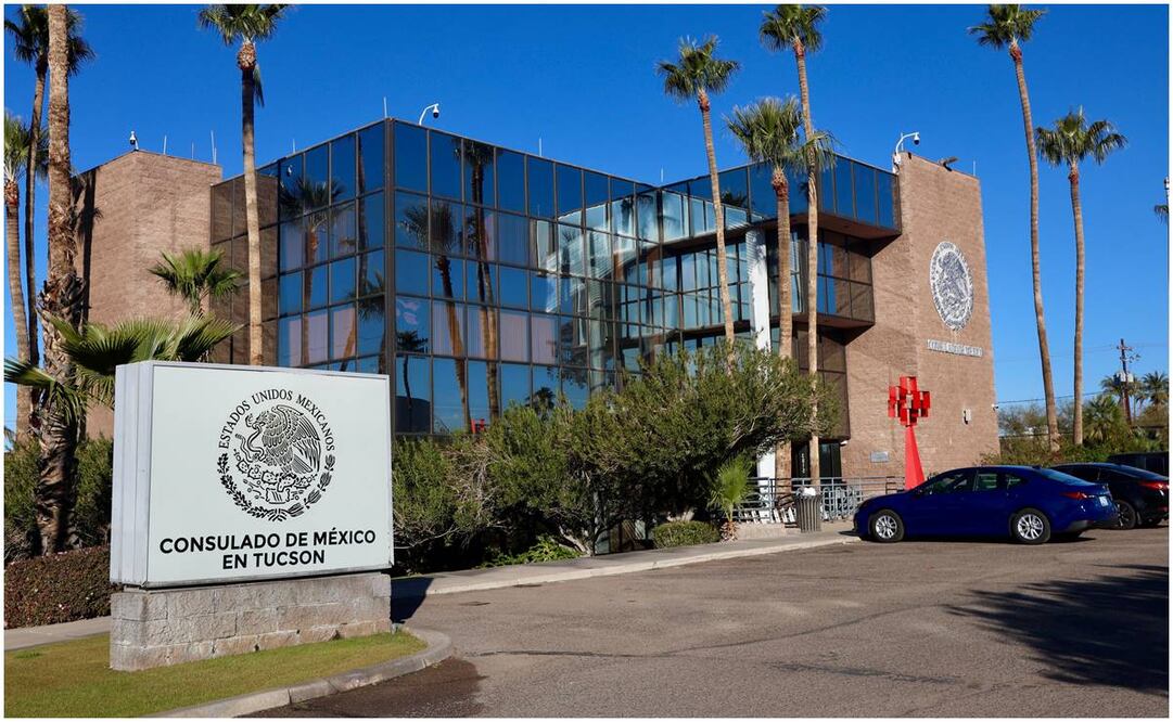 Este 19 de enero del 2025, el consulado mexicano en Tucson lanzó recomendaciones  ante detenciones. Foto: Valente Rosas / EL UNIVERSAL