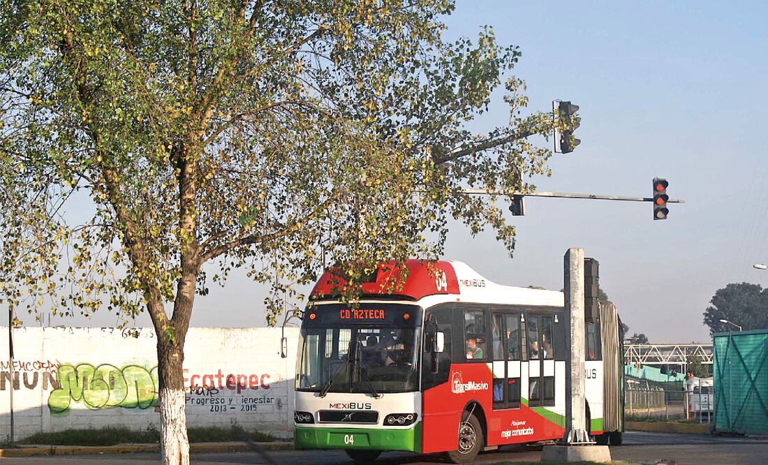 El Sistema de Transporte masivo del Estado de México modificará sus horarios de servicio el último día del año y el 1 de enero. Mexibus, Edo. Méx (ARCHIVO EL UNIVERSAL)
