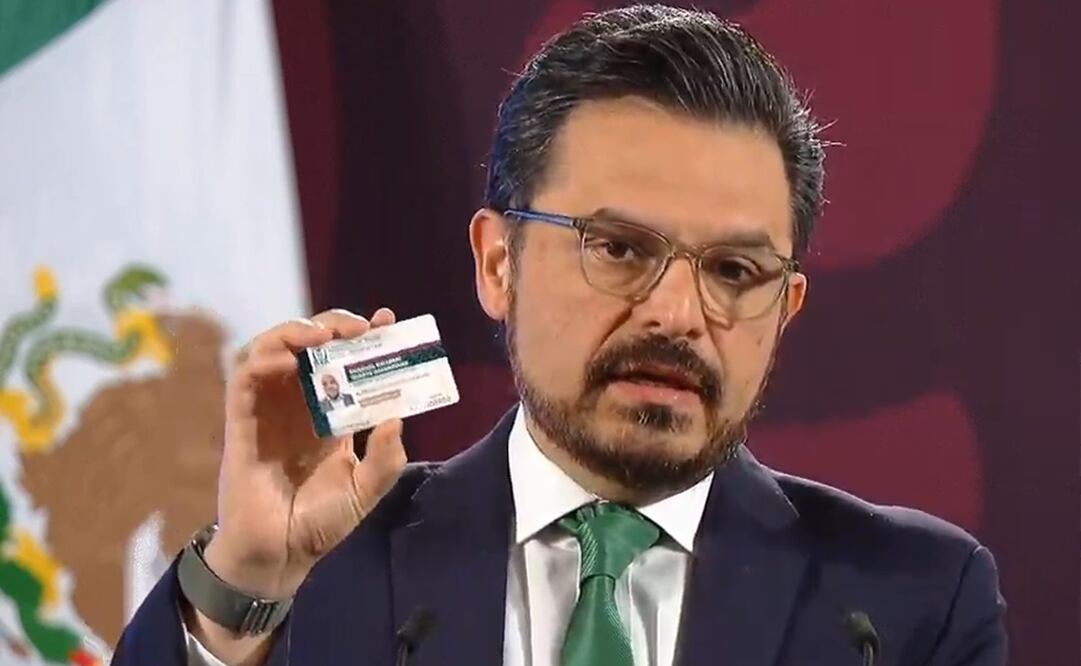 Zoé Robledo destaca la credencialización para el programa IMSS-Bienestar. Foto: Captura de pantalla