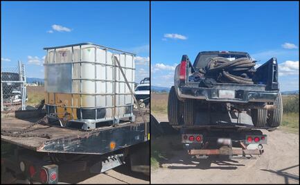 Desmantelan centro clandestino de almacenamiento de combustible en Hidalgo