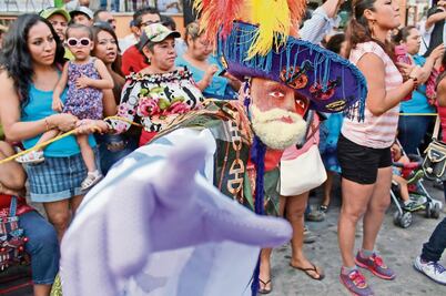 Tlayacapan, la cuna del chinelo realiza su carnaval