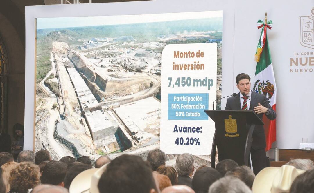 El gobernador Samuel García encabezó en Palacio de Gobierno un acto para dar a conocer que el titular de Gobernación. Foto: Emilio Vásquez/ EL UNIVERSAL.