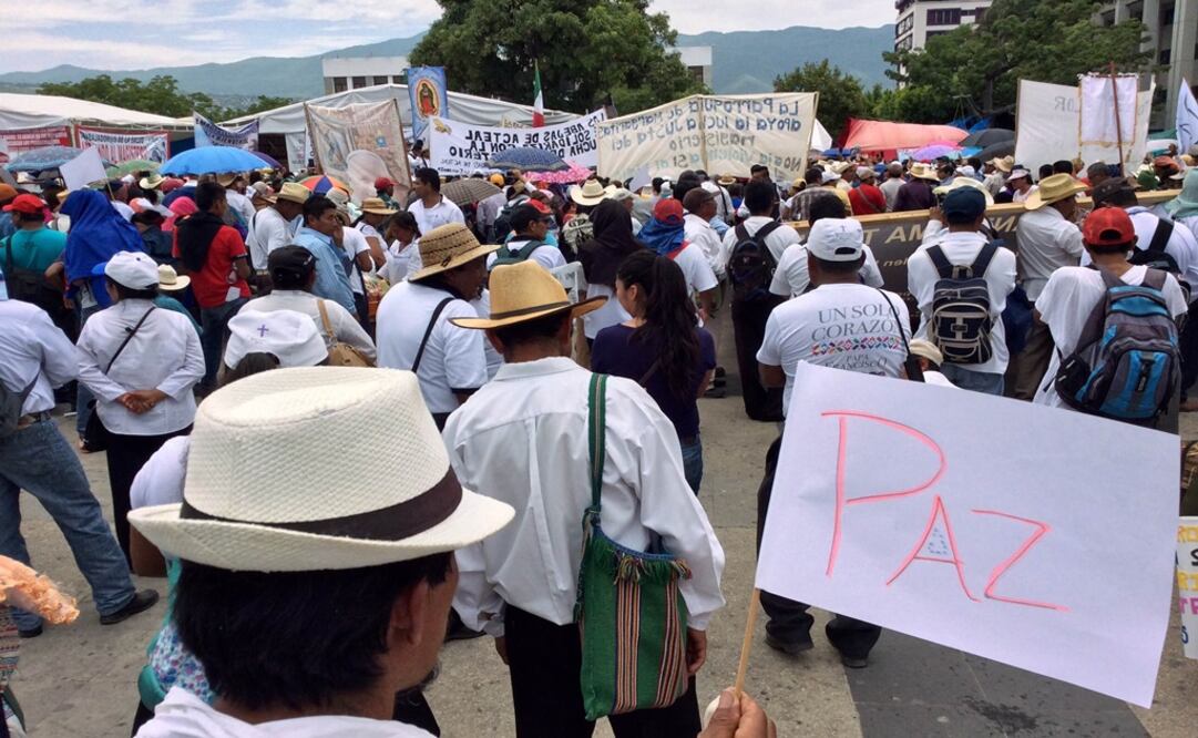 Marcha de la CNTE. Foto: Archivo