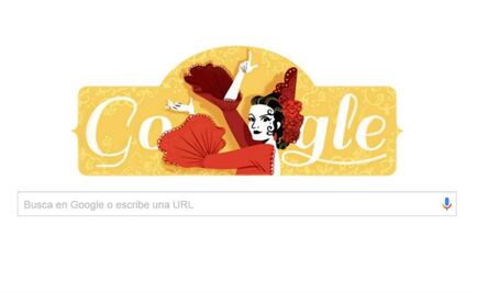 Google recuerda a “La Faraona” Lola Flores