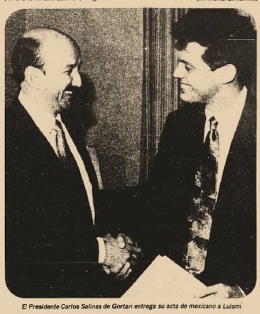 El día que Salinas hizo mexicano a Luis Miguel