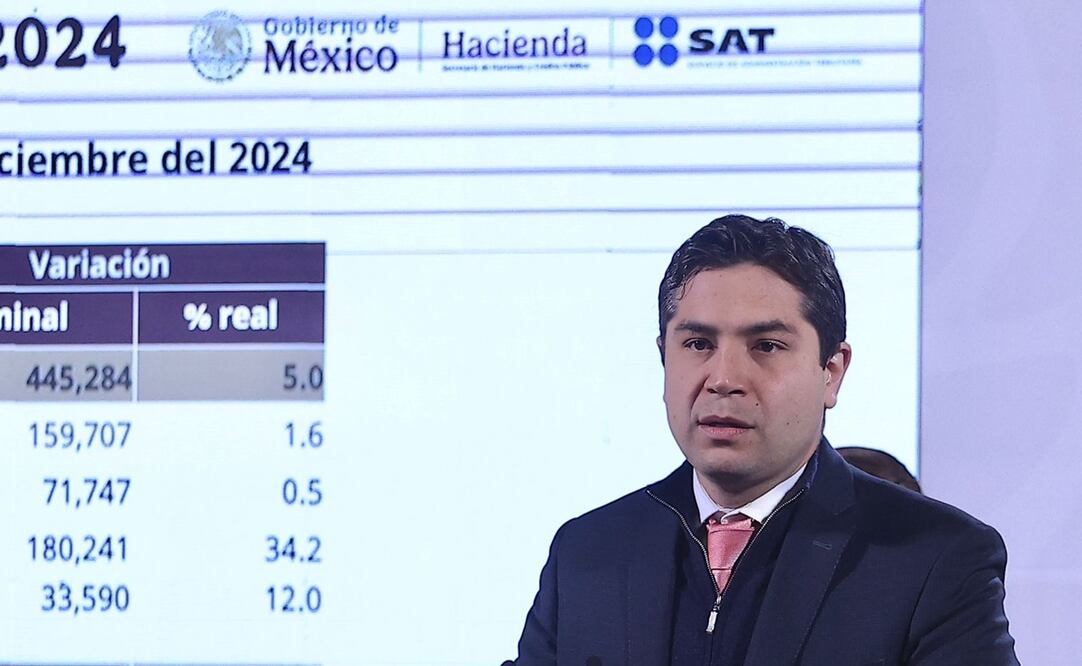 Antonio Martínez Dagnino, titular del Servicio de Administración Tributaria (SAT). Foto: Berenice Fregoso / EL UNIVERSAL