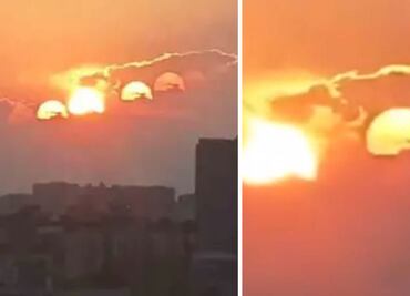 7 soles en China: ¿Qué es y por qué se presenció este fenómeno óptico en Chengdu?