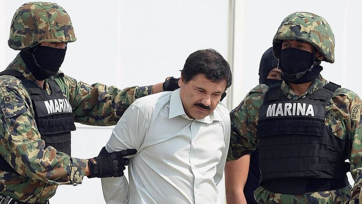 Getty Images Joaquín Guzmán Loera, "El Chapo", fue capturado en México y enjuiciado en Estados Unidos.