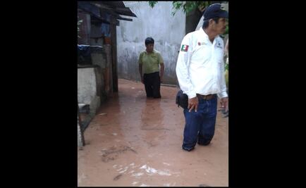 Desbordamiento de río deja 50 viviendas inundadas en Chiapas