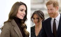 Rey Carlos ordena a Kate Middleton resolver el problema entre William, Meghan y Harry lo antes posible. Foto: (Photo by Chris Jackson / POOL / AFP) / AP Photo/Matt Dunham, FILE
