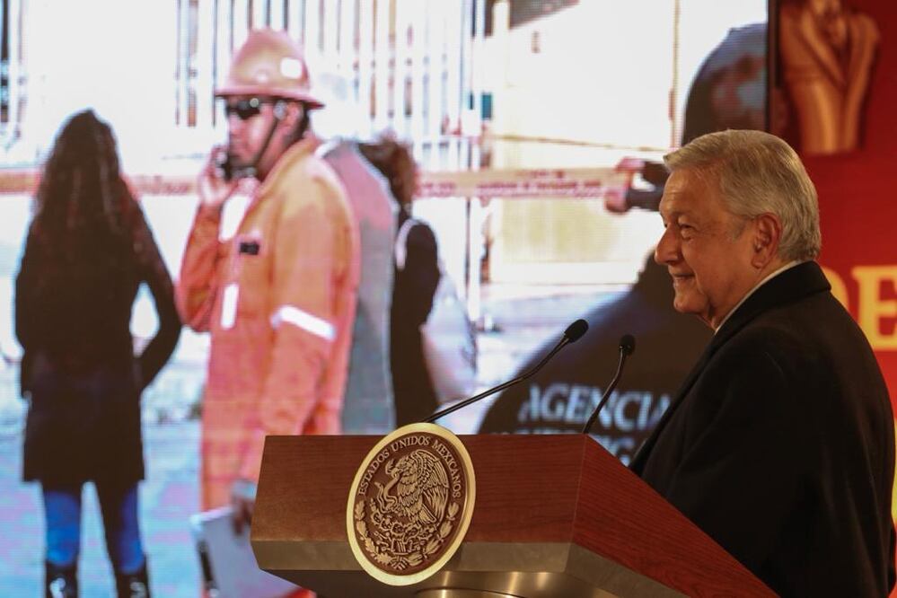 AMLO en su conferencia de matutina. Foto: Juan Carlos Reyes / EL UNIVERSAL