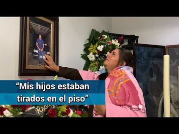 “Vimos una masacre y a mis hijos tirados en el piso”