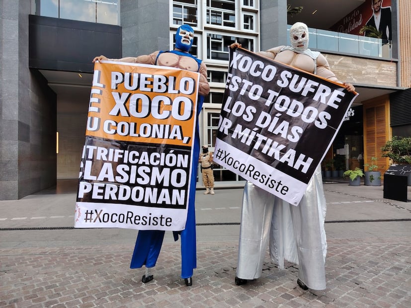 Los vecinos del Pueblo de Xoco denuncian que la zona se ha gentrificado y las familias originarias han sido desplazadas. (Foto: Fabián Evaristo/ EL UNIVERSAL)