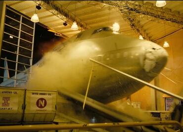 Nolan estrelló un avión real en el rodaje de "Tenet"