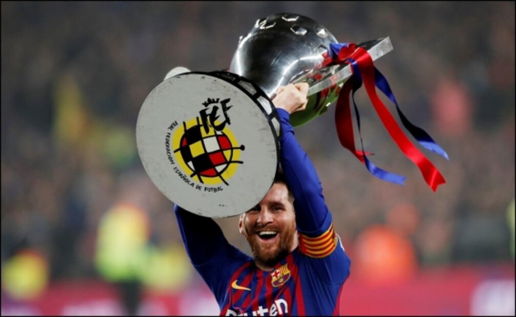 Con gol de Lionel Messi, Barcelona consigue su título 26
