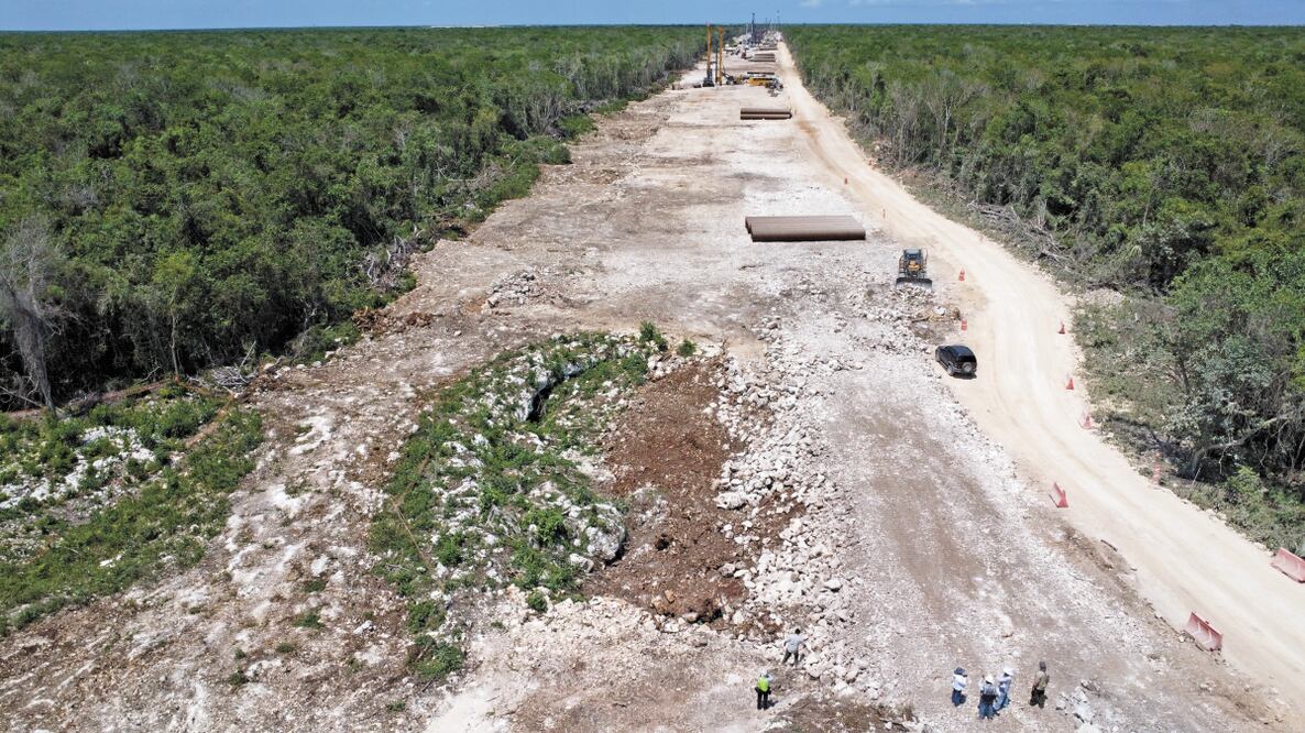 Tapan cuevas del Tramo 5 Sur del Tren Maya