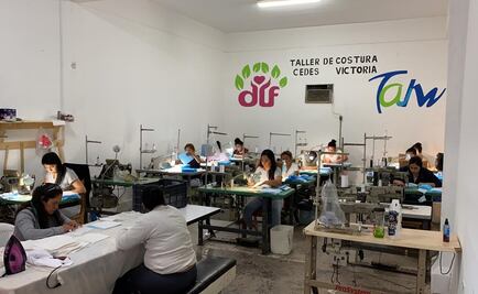 Reclusos elaboran 300 mil cubrebocas en el penal de Ciudad Victoria