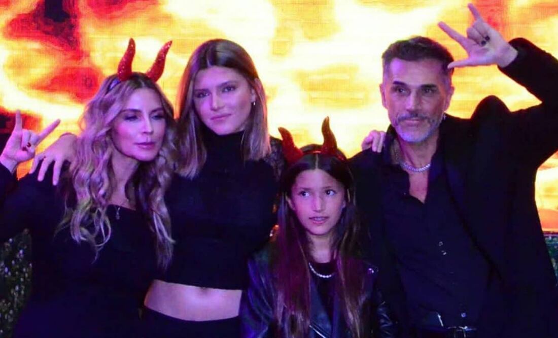 Sergio Mayer y su familia en la fiesta organizada para el actor. Instagram sergiomayerb