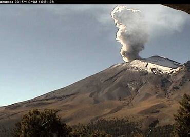 Popocatépetl volcano spews 82 low-intensity exhalations