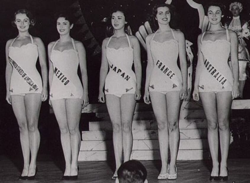 En 1953 Ana Bertha Lepe fue Señorita México y la cuarta finalista del concurso Miss Universo.
Fototeca EL UNIVERSAL.