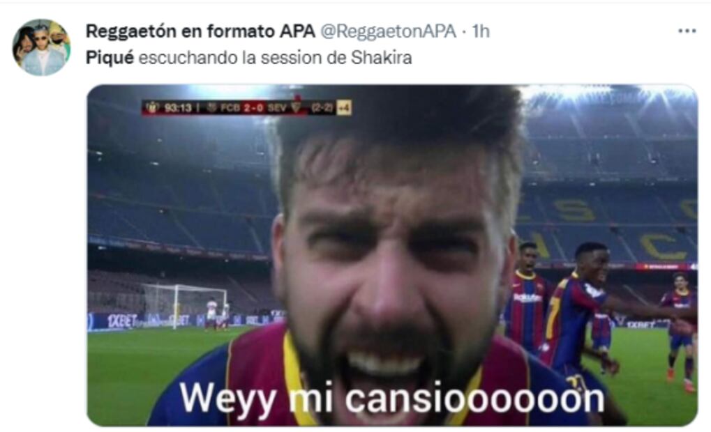 Piqué se vuelve protagonista de memes tras la canción de Shakira