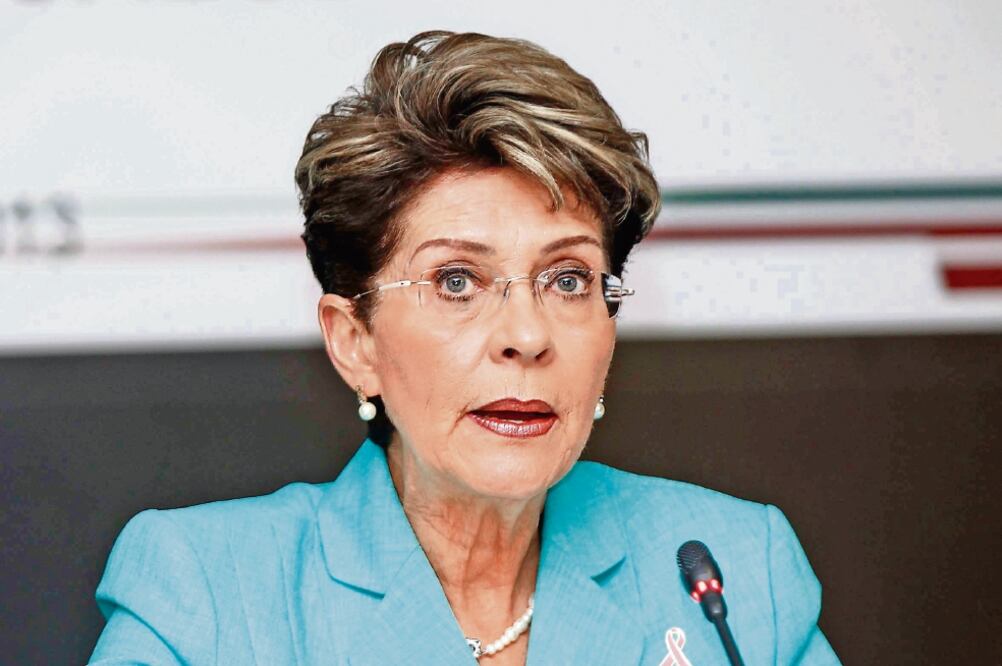 Mercedes Juan López fue la primera mujer en ser titular de la Secretaría de Salud (Archivo. EL UNIVERSAL)