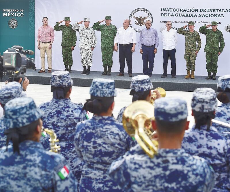 Ante el Presidente, el gobernador jalisciense, Enrique Alfaro, reconoció la disposición del Ejecutivo para encontrar un acuerdo con el estado. Foto: Presidencia