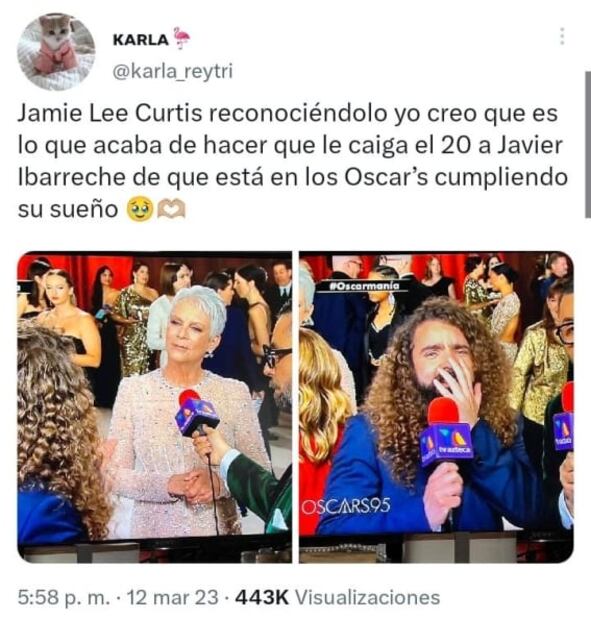 Javier Ibarreche, el tiktoker mexicano que cumplió su sueño de cubrir los Premios Oscar